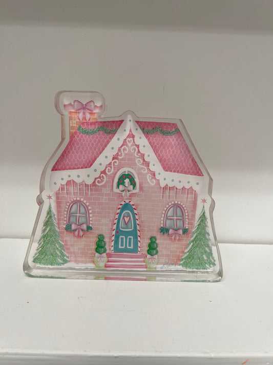 Gingerbread Acrylic Block 6"