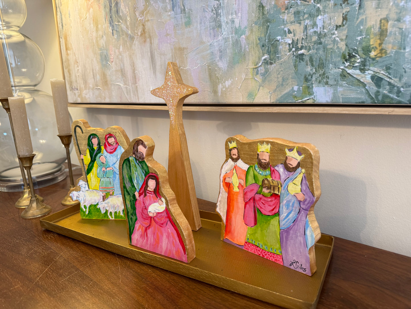 2025 HAND PAINTED Nativity Set Pre-Order ($100 DEPOSIT ONLY) $199 total.
