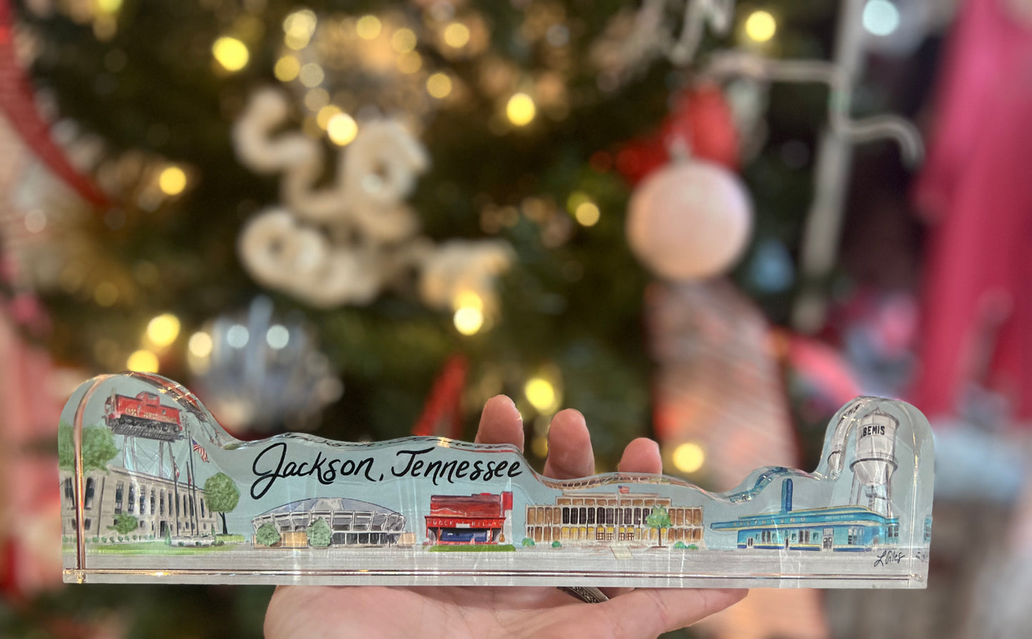Jackson, Tennessee Acrylic Block