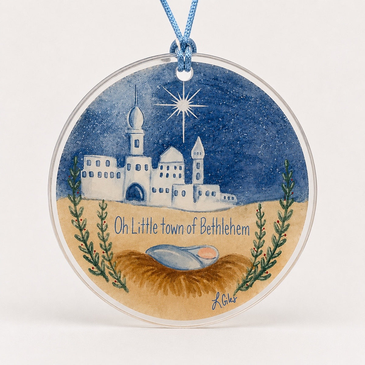 Bethlehem Ornament Acrylic