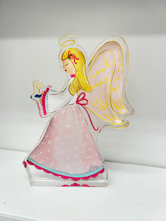 Angel Acrylic Block 8"