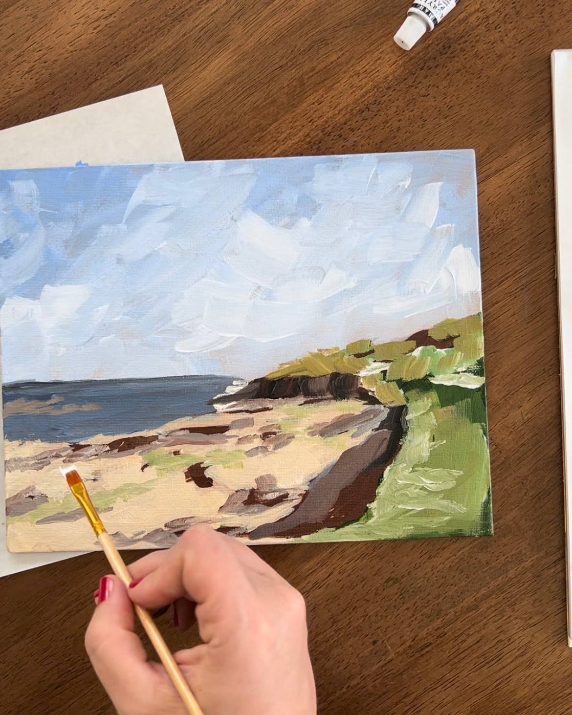 Cate Paper Co. - Seashore Path painting kit, impressionist painting kit