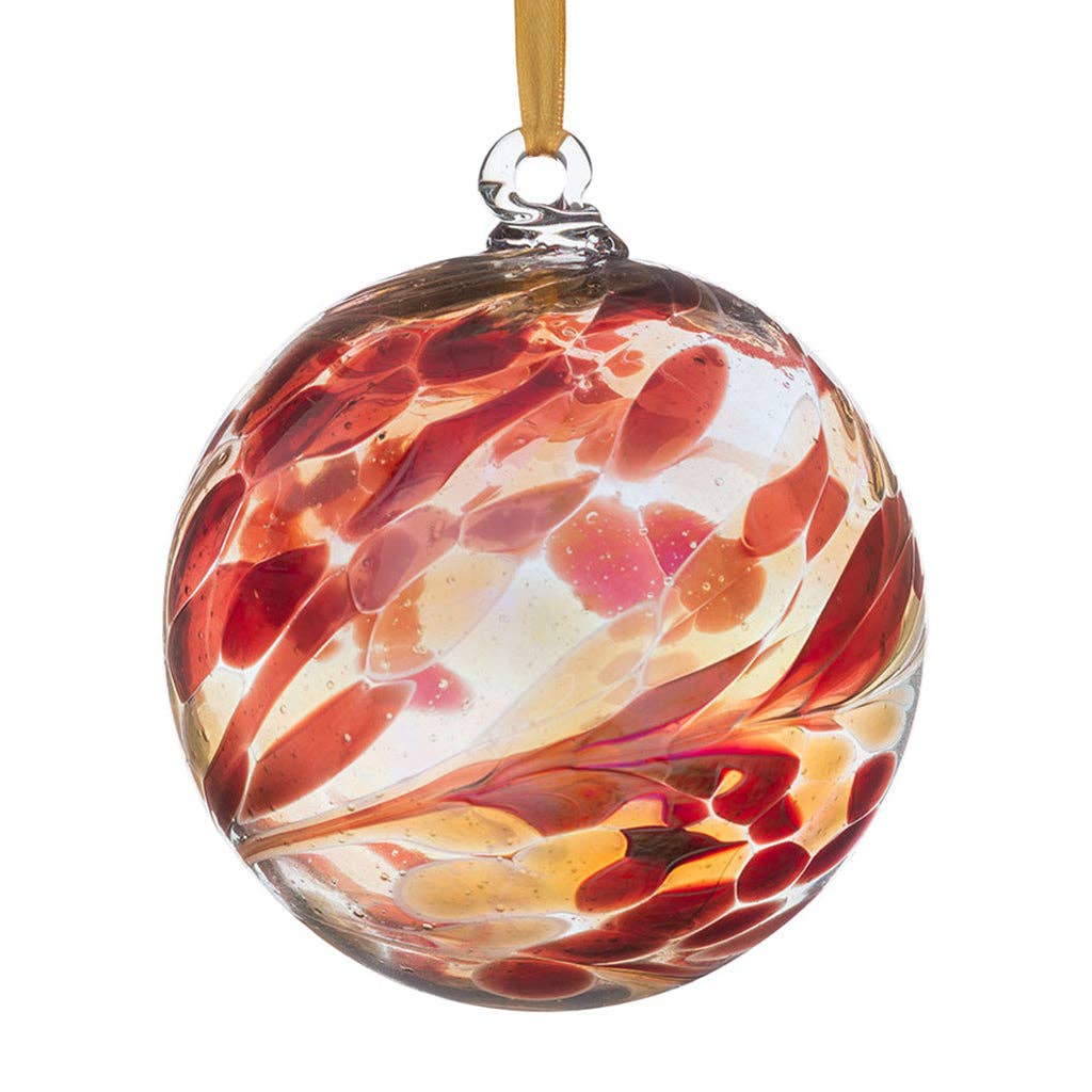 Sienna Glass - 10cm Friendship Ball - Unlabelled: Sapphire