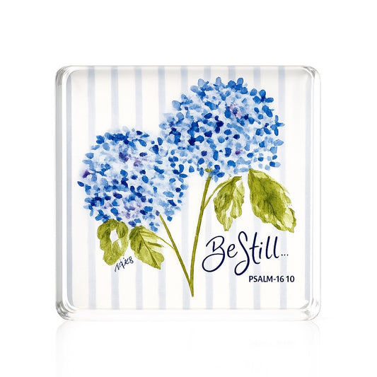 "Be Still" Acrylic Scripture Block