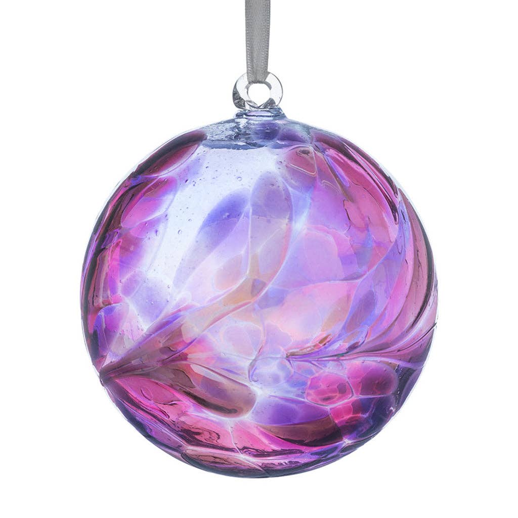 Sienna Glass - 10cm Friendship Ball - Unlabelled: Sapphire