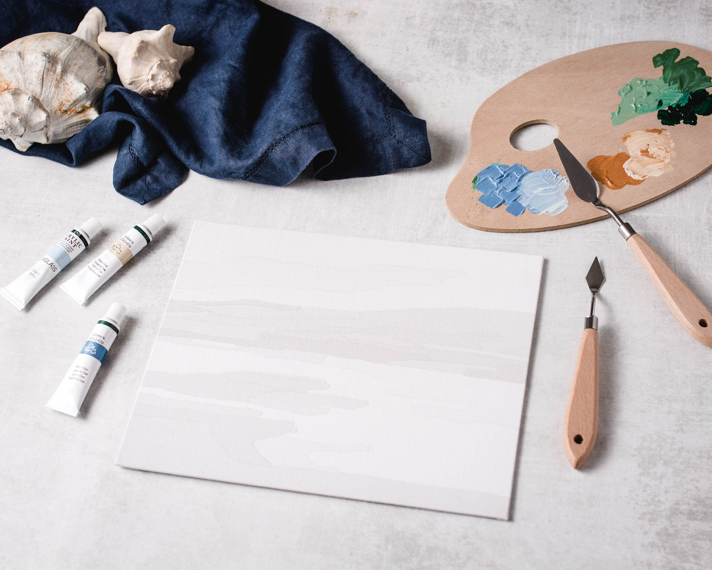 Cate Paper Co. - Mountain Valley palette knife painting kit