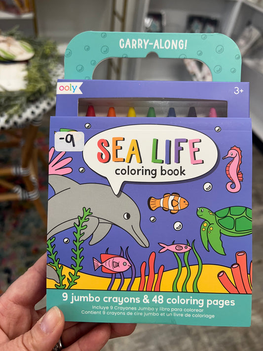 Ooly Sea Life Coloring set