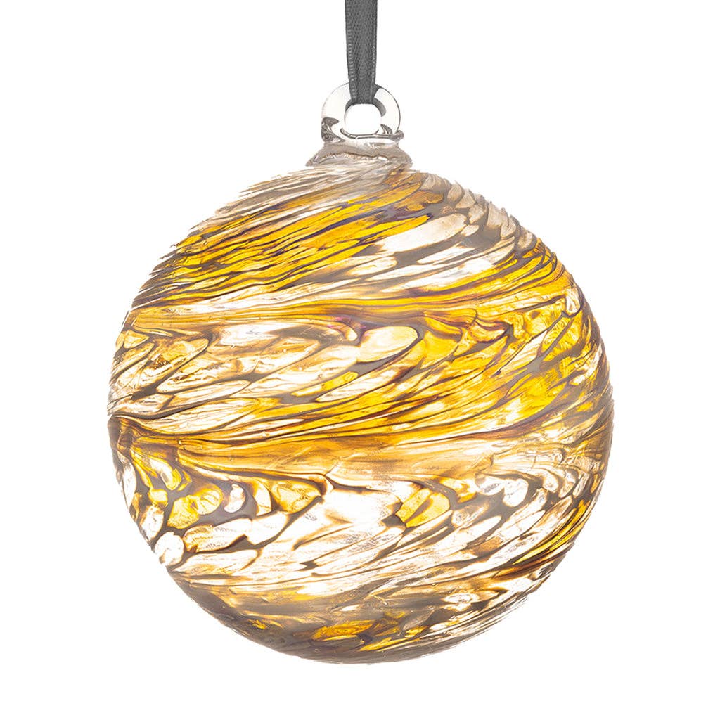 Sienna Glass - 10cm Friendship Ball - Unlabelled: Sapphire