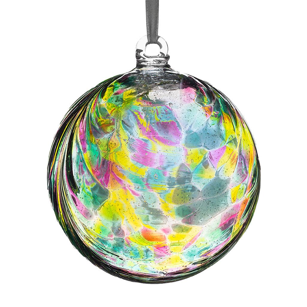 Sienna Glass - 10cm Friendship Ball - Unlabelled: Diamond