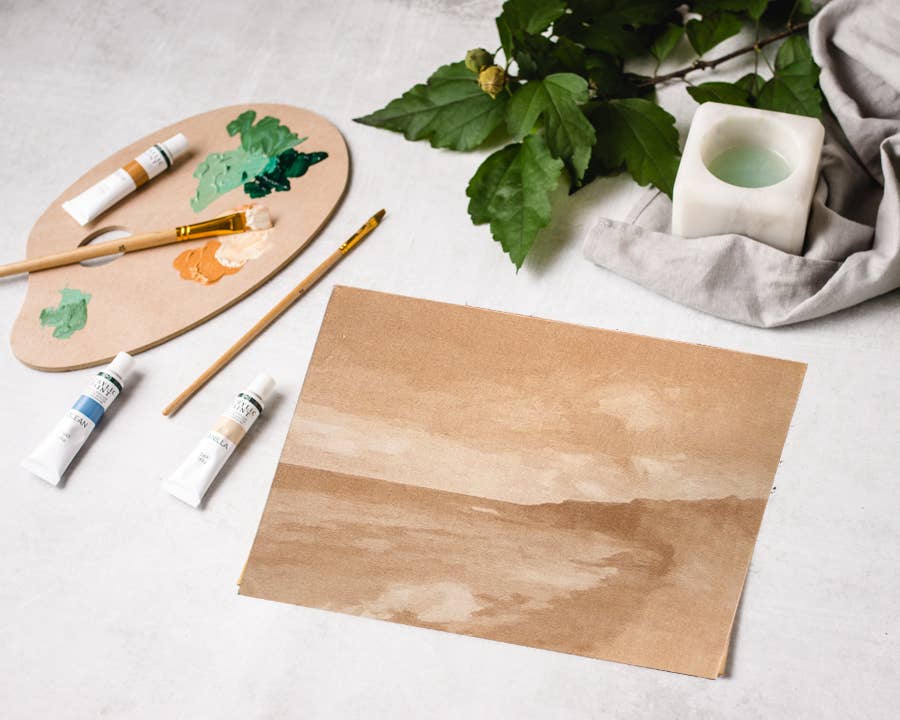 Cate Paper Co. - Seashore Path painting kit, impressionist painting kit