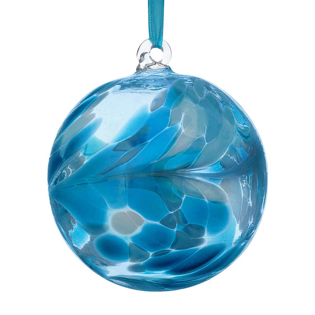 Sienna Glass - 10cm Friendship Ball - Unlabelled: Diamond