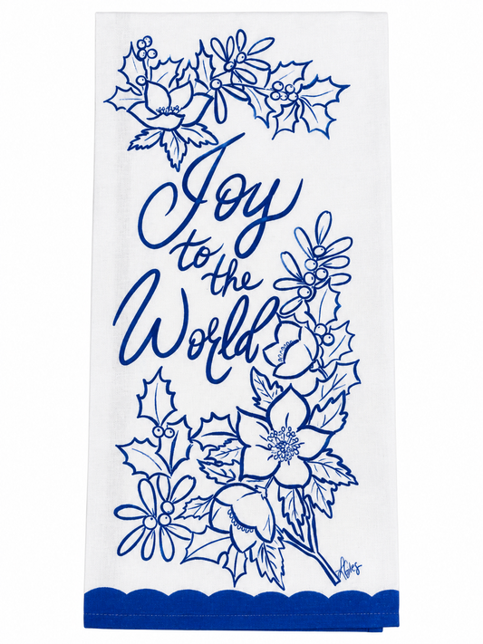 Joy to the World Cotton Tea Towel