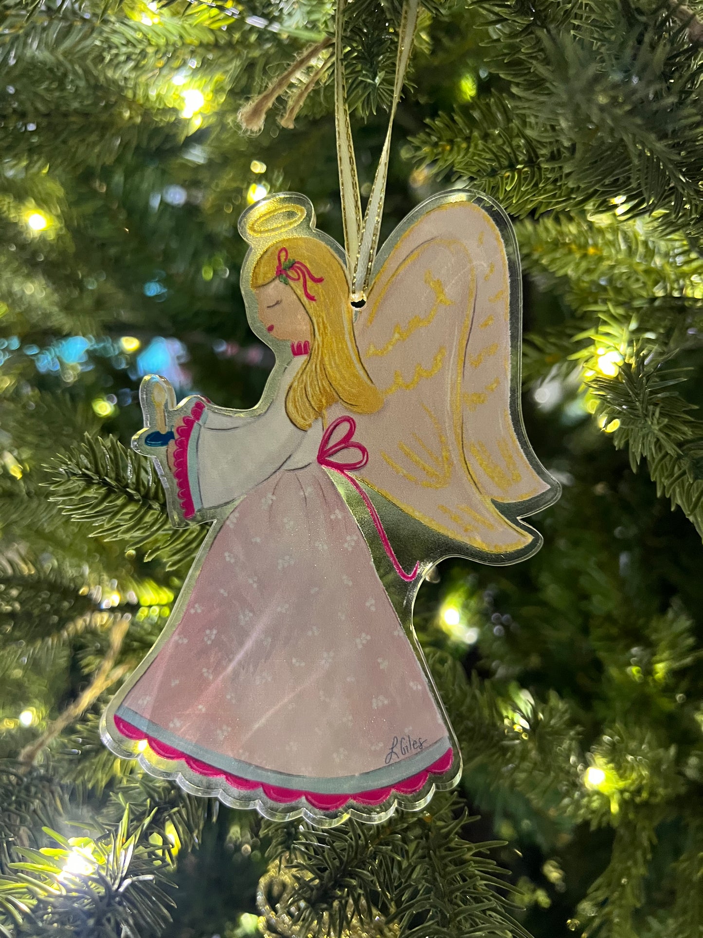 Acrylic Angel Ornament