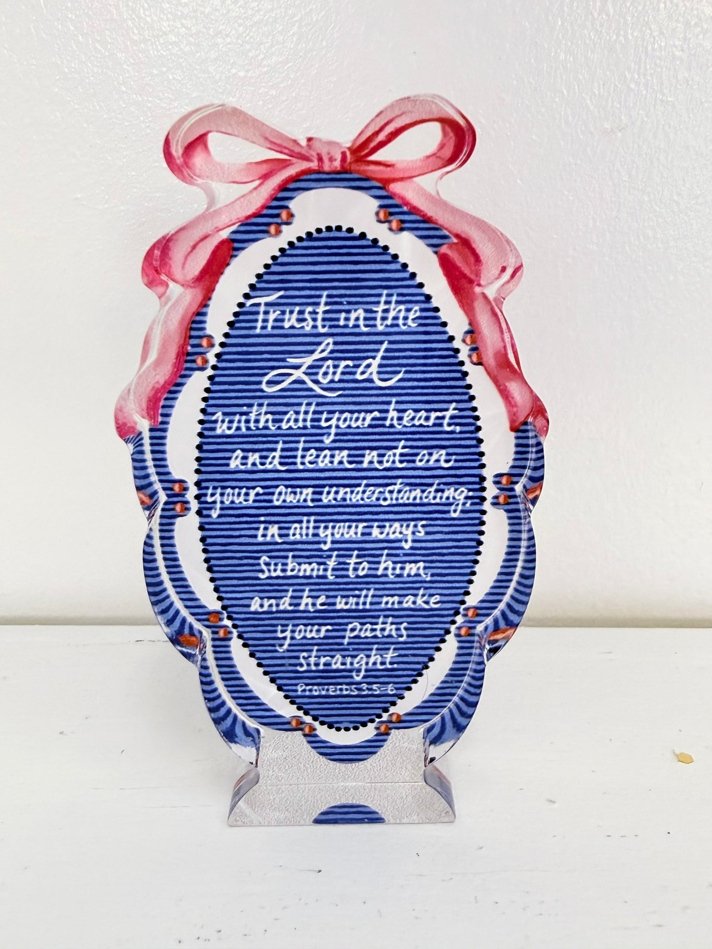 Proverbs 3:5-6 Scripture Block