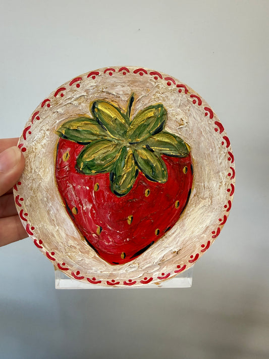 Hand painted berry block