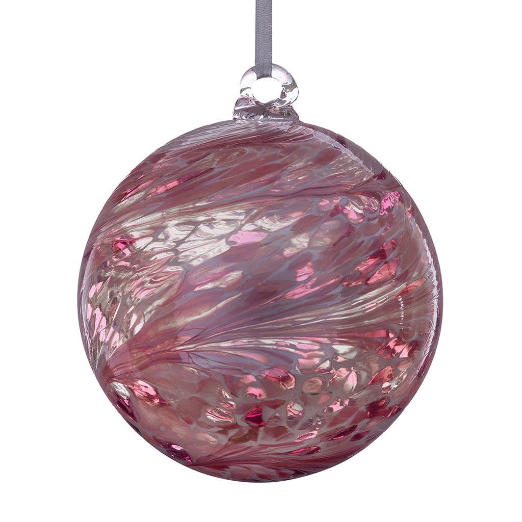 Sienna Glass - 10cm Friendship Ball - Unlabelled: Diamond
