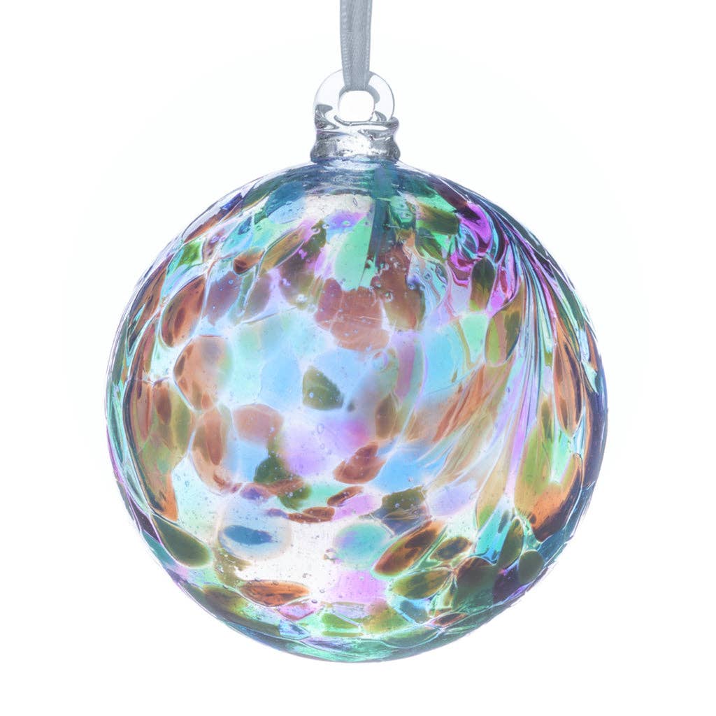 Sienna Glass - 10cm Friendship Ball - Unlabelled: Diamond