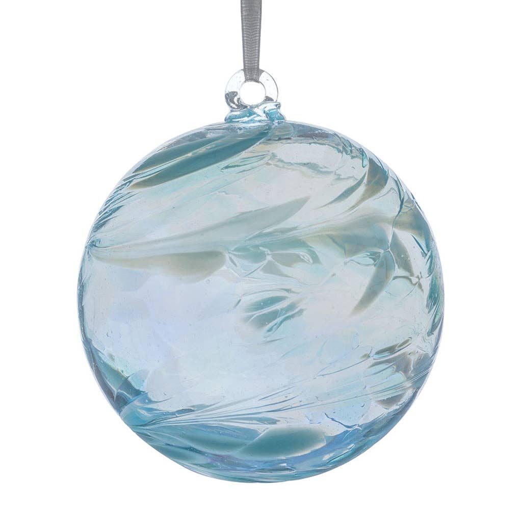 Sienna Glass - 10cm Friendship Ball - Unlabelled: Diamond