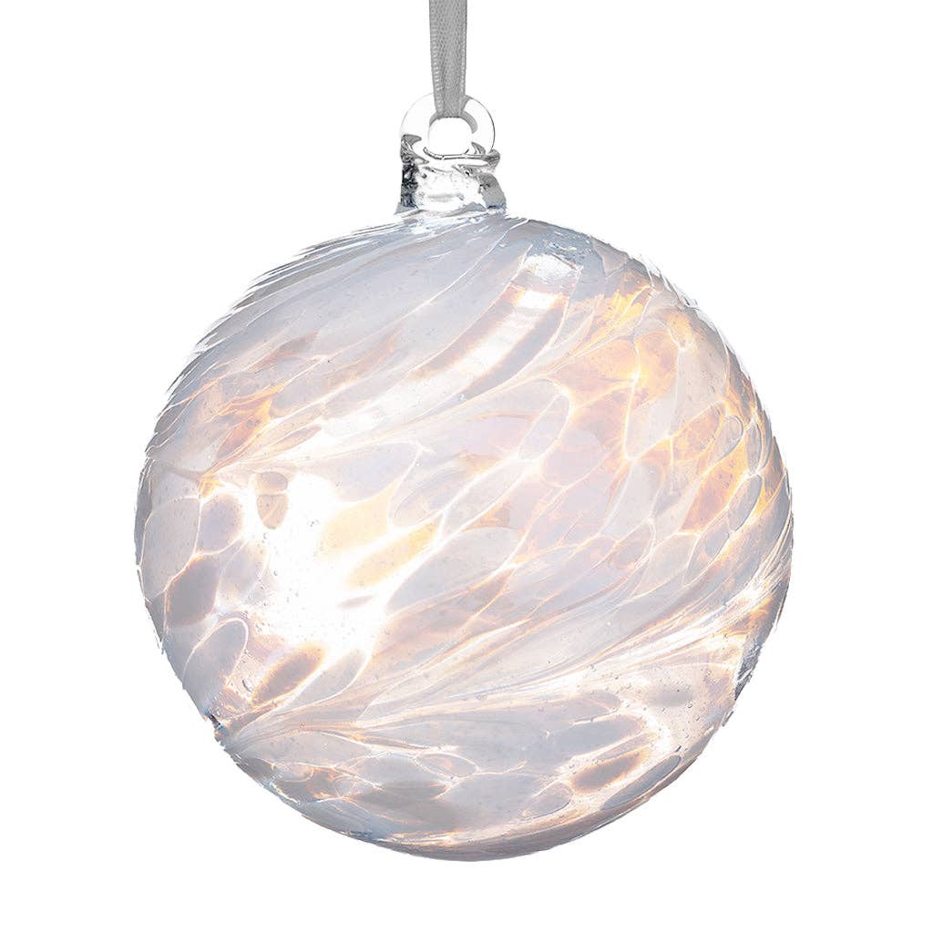 Sienna Glass - 10cm Friendship Ball - Unlabelled: Sapphire