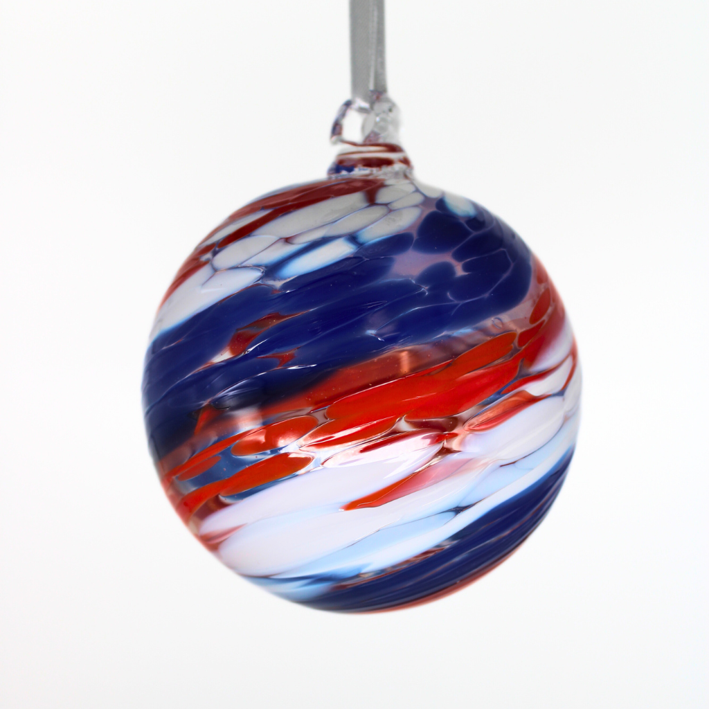 Sienna Glass - 10cm Friendship Ball - Unlabelled: Diamond