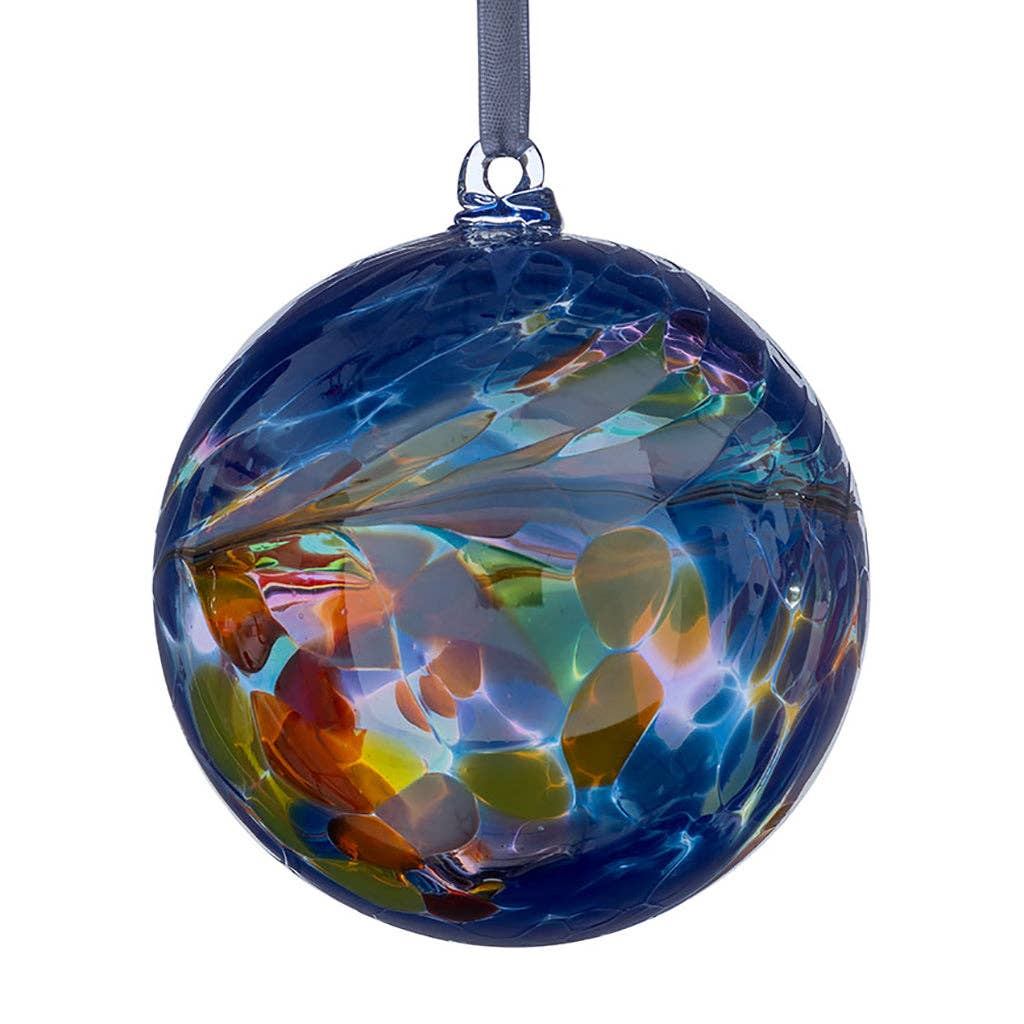 Sienna Glass - 10cm Friendship Ball - Unlabelled: Diamond