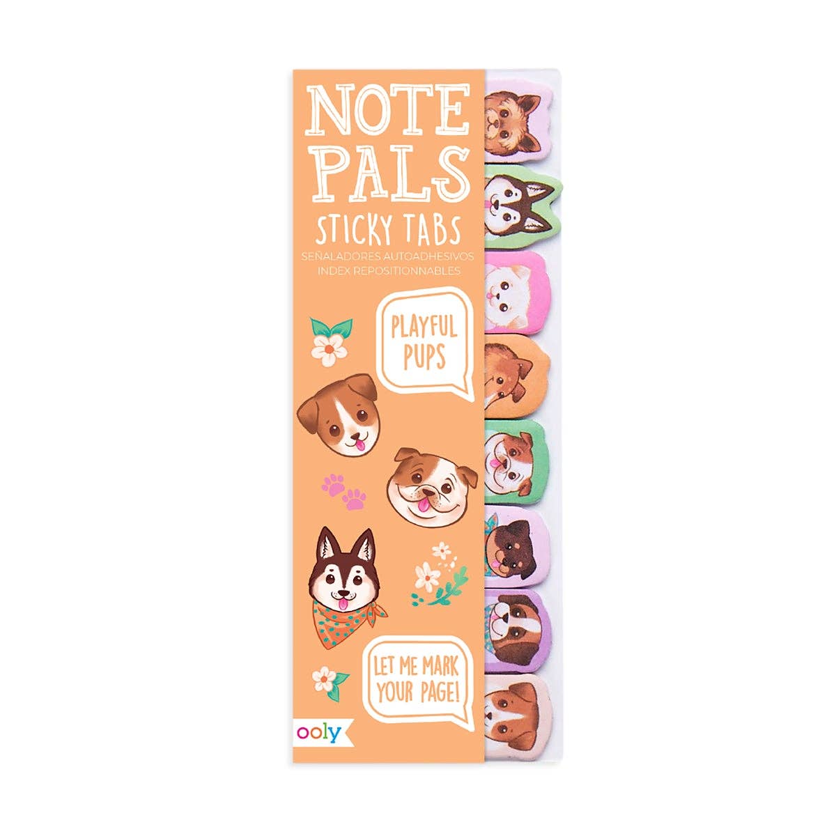 OOLY - Note Pals Sticky Tabs - Playful Pups (1 Pack)